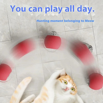 "Interactive Smart Rolling Cat Toy Ball – Rechargeable & Motion-Activated"