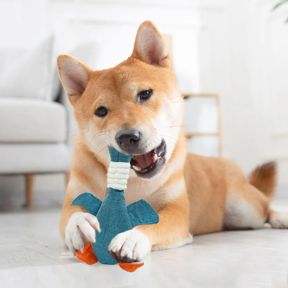 Pet Toys Geese Sound Bite Resistant Teeth Grinding