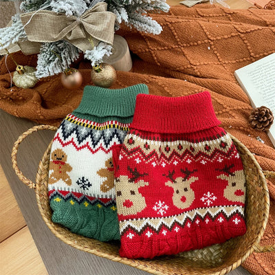 Christmas Dog Clothes Winter Pet Sweater