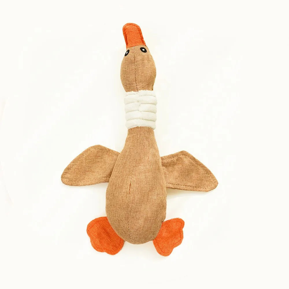 Pet Toys Geese Sound Bite Resistant Teeth Grinding