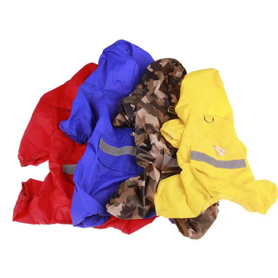 Pet Dog Rain Coat Cat Raincoat Outdoor Rainwear