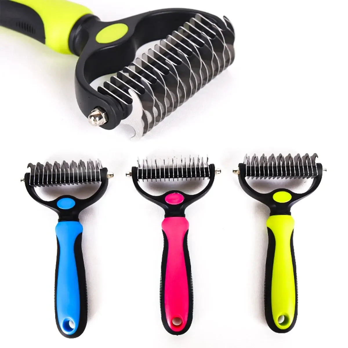 A Pet Double-sided Knot Comb