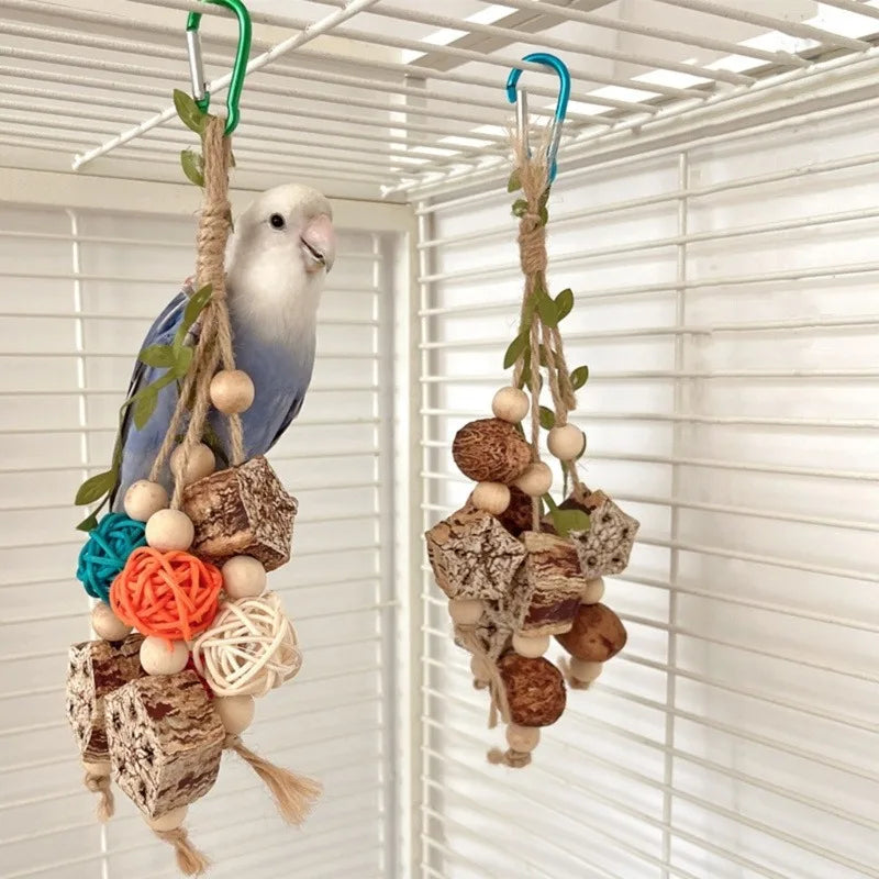 Pet Bird Parrot Toys 4 Stainless Steel