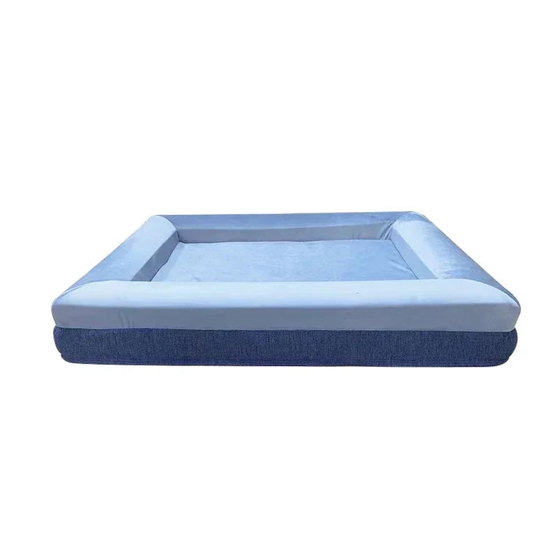 "Soft, washable orthopedic pet bed with memory foam for dogs and cats"