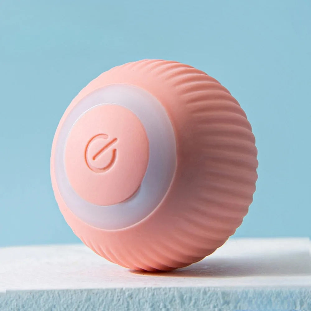 "Smart Interactive Cat Ball – A fun and engaging toy for cats! Made of durable ABS and silicone, this 4.3cm rechargeable ball keeps your feline entertained. Comes with a Type-C cable for easy charging. Perfect for curious kitties!"