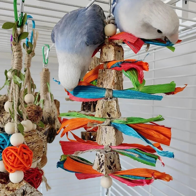 Pet Bird Parrot Toys 4 Stainless Steel