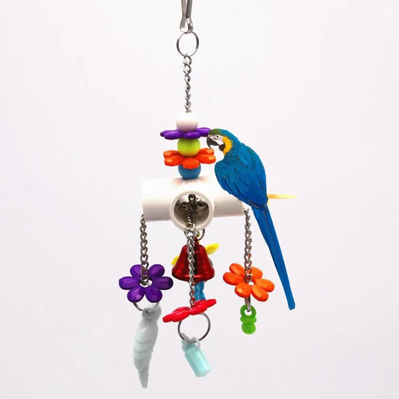 Pet Bird Parrot Toys 4 Stainless Steel