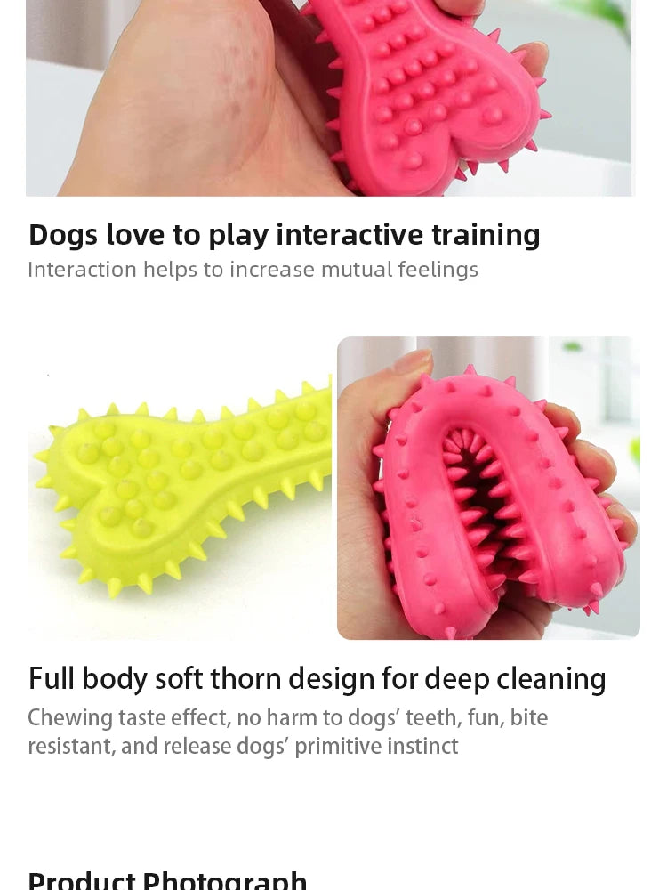 Pet Chew Toy Soft Rubber Bite