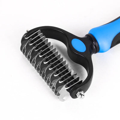 A Pet Double-sided Knot Comb