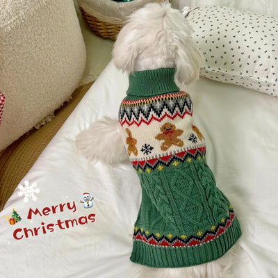 Christmas Dog Clothes Winter Pet Sweater