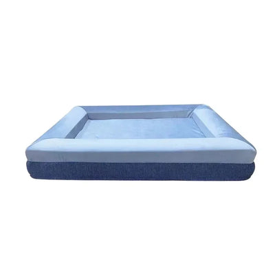 "Soft, washable orthopedic pet bed with memory foam for dogs and cats"