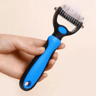 A Pet Double-sided Knot Comb