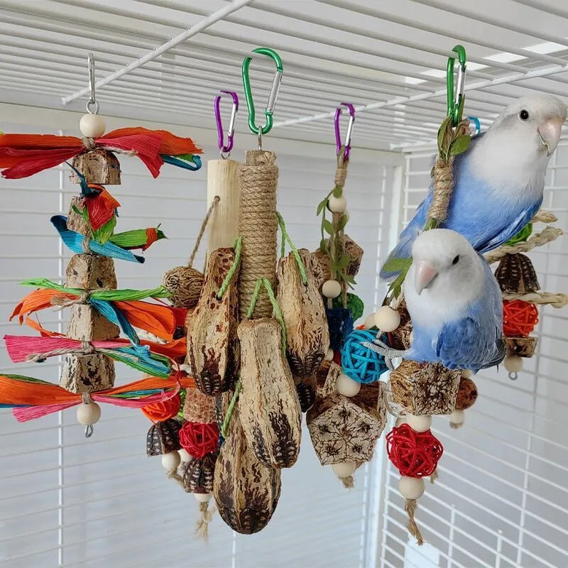 Pet Bird Parrot Toys 4 Stainless Steel